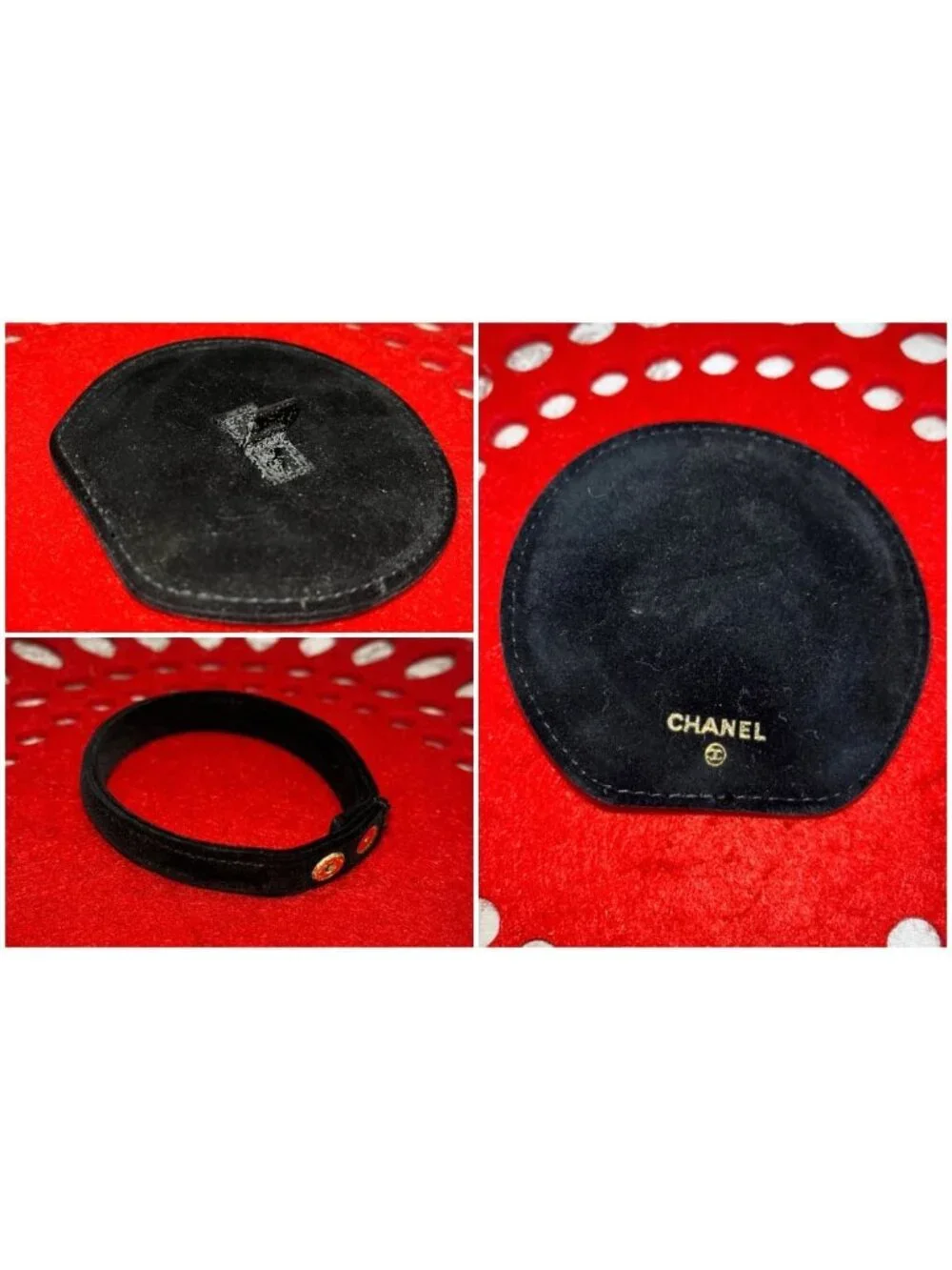 Chanel Case Black Gold Handbag